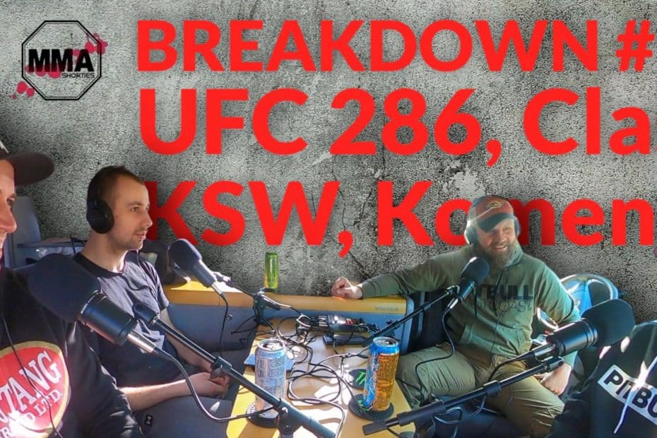 BREAKDOWN 93 – UFC 286, KSW 80, Clash of the Stars, Novinky