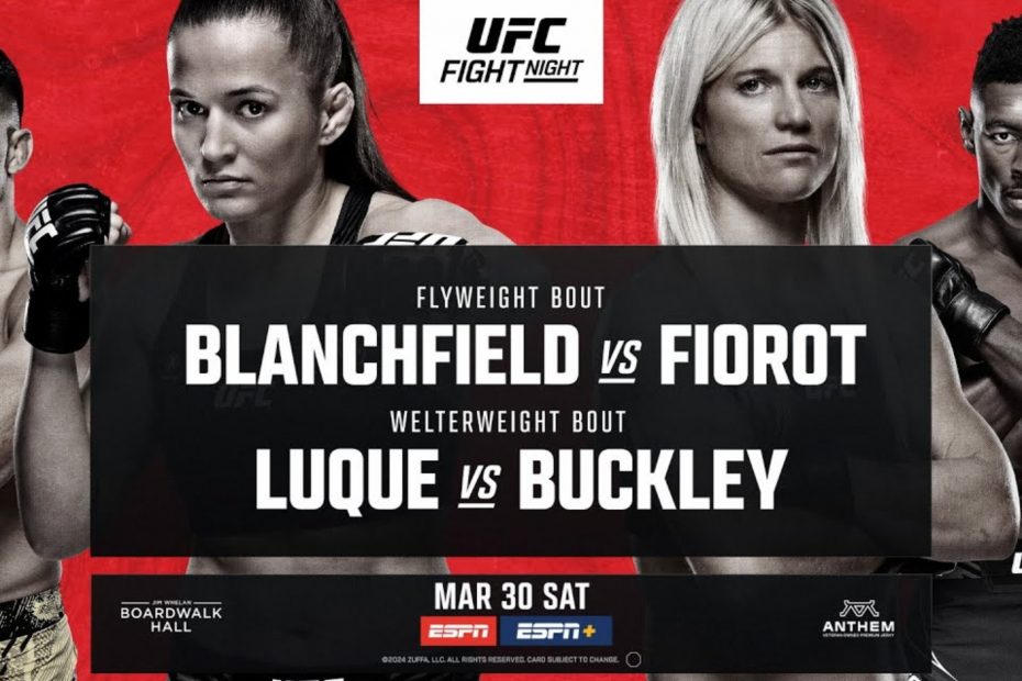 UFC Fight Night Blanchfield vs Fiorot: Analýza, Tipy a Sázky